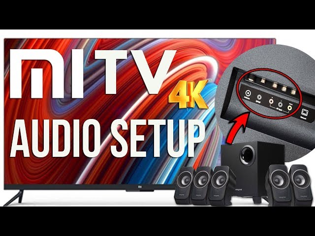 Mi TV4 55" Sound Fixed | Audio Setup | Speakers | AskRam
