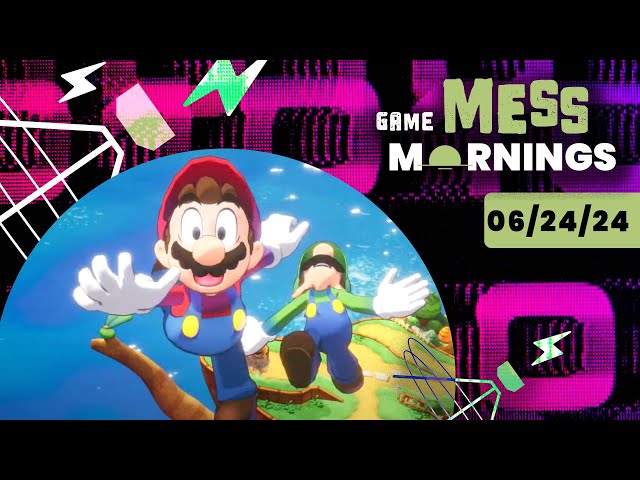Nintendo Won't Reveal Mario and Luigi's New Developer | Game Mess Mornings 06/24/24
