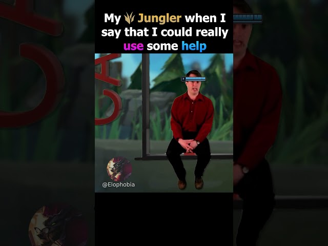 My Jungler would rather play PvE #leagueoflegends #leagueoflegendsmemes #lolmemes #gaming