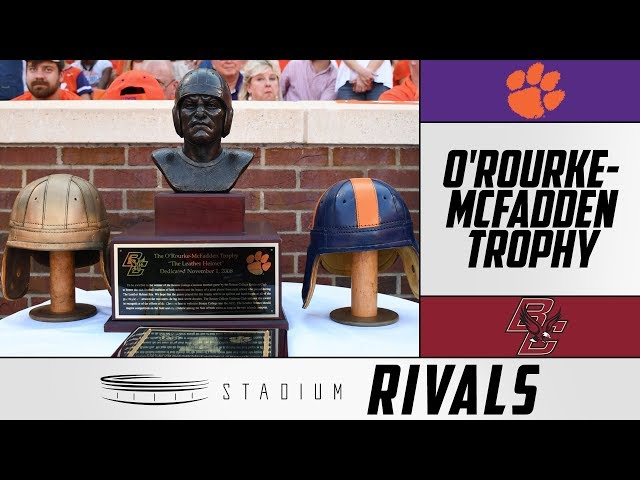 Clemson-Boston College Rivalry: History of the O'Rourke-McFadden Trophy Game | Stadium Rivals