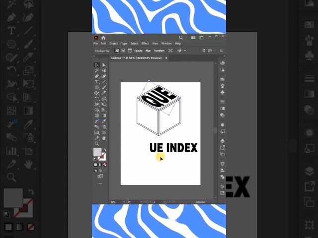 Illustrator 3D Text Box. 10/100.#queueindex.....#graphicdesign #graphicart#graphictips