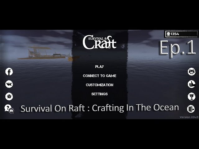 Playing Survival & Craft: Crafting In The Ocean  | Episode - 1 | #survivalgame #raft #surviveonraft
