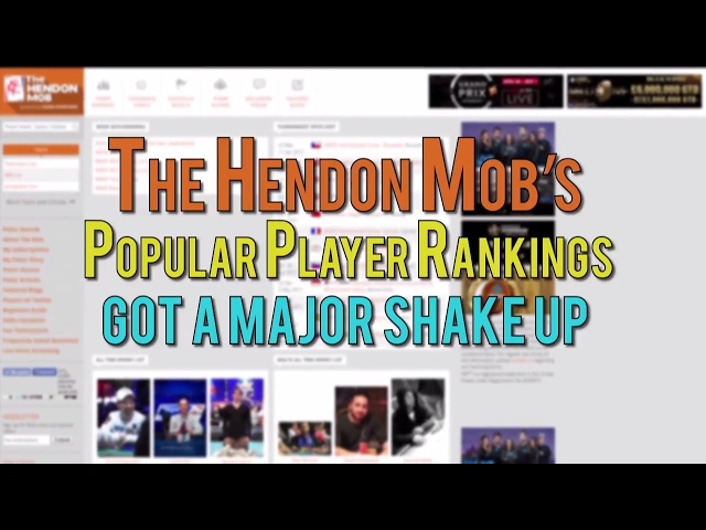 Dr. David Dao Tops the The Hendon Mob’s Popular Player Rankings