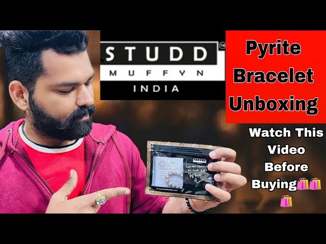 Pyrite Bracelet Unboxing | Pyrite Stone Bracelet Benefits | Money 💰 Magnet 🧲 Stone 🪨 | Paras