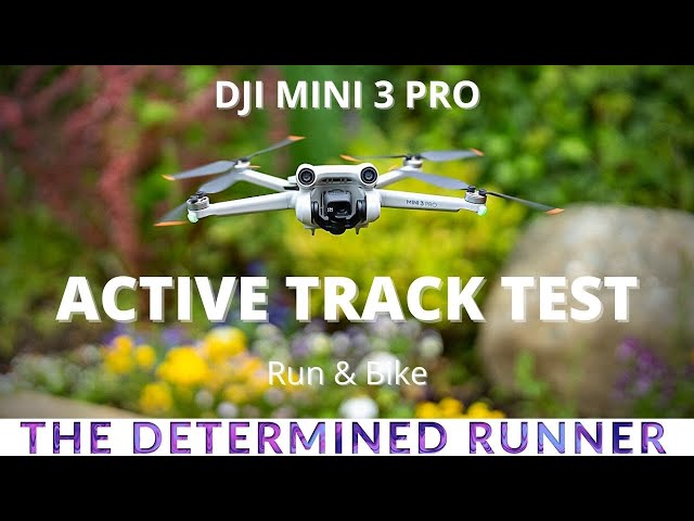 DJI Mini 3 Pro Active Track Test - How good is it on a run & with a bike?