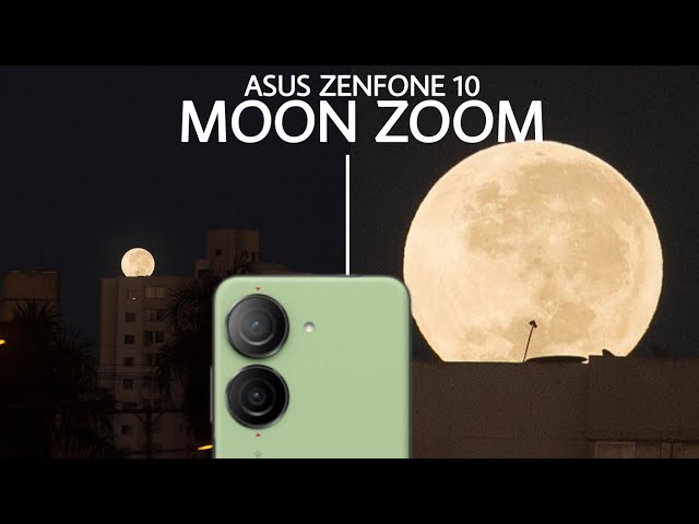 Asus ZenFone 10 Hands On Live Moon Zoom Test