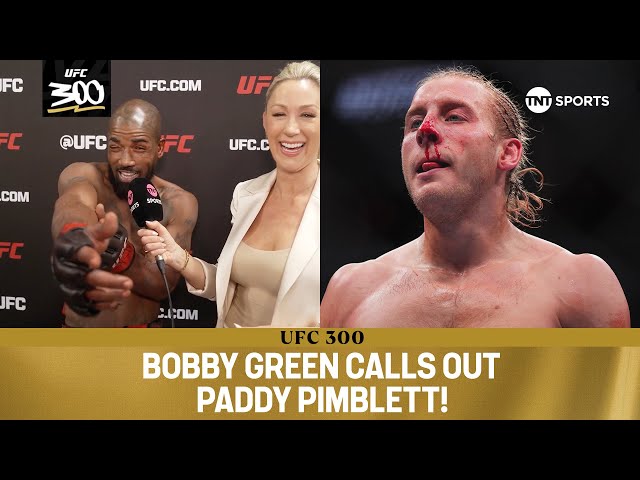 "Once he mentioned my name, I'm just answering" Bobby Green WANTS Paddy Pimblett in Manchester 👑