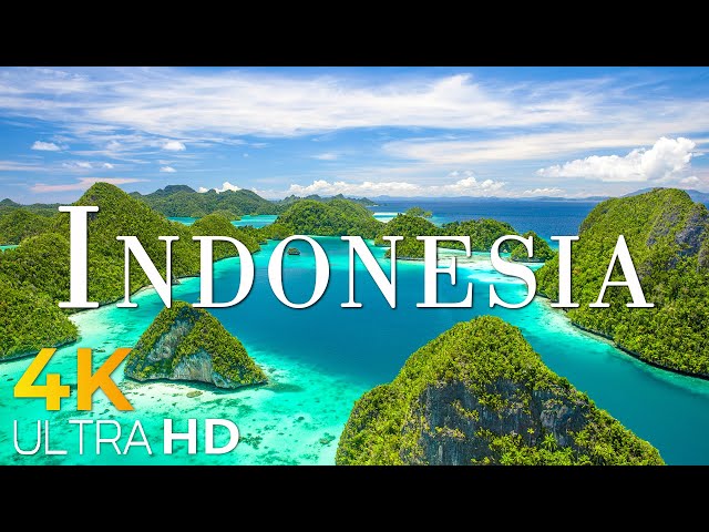Indonesia 4K UHD - Scenic Relaxation Film With Calming Music - Amazing Nature - 4K Video Ultra HD
