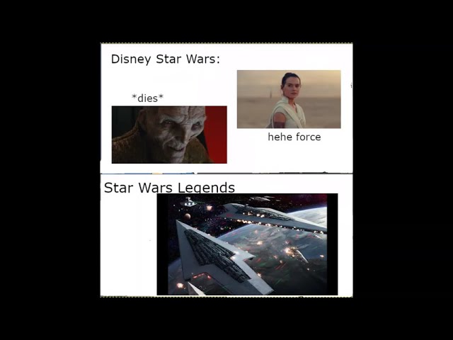 Star Wars Disney lore vs  Star Wars Legends Lore