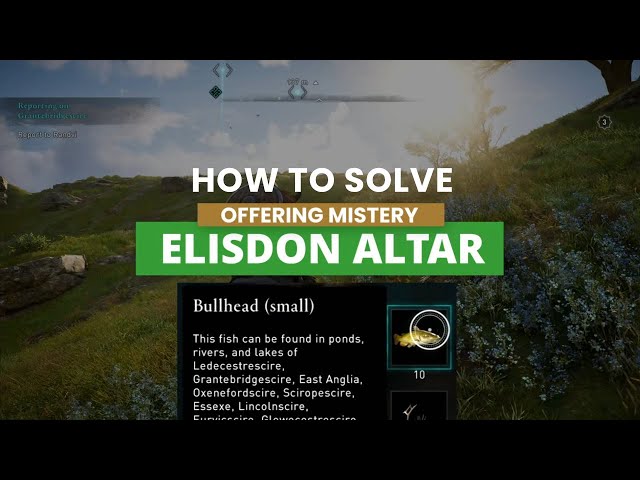 How To Get Bullhead (small) for Offering at Elisdon Altar - Assassin Creed Valhalla.