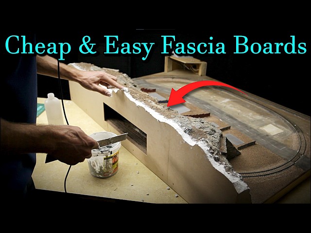 Installing Fascia Boards on Model Railroad Layout Made Easy!