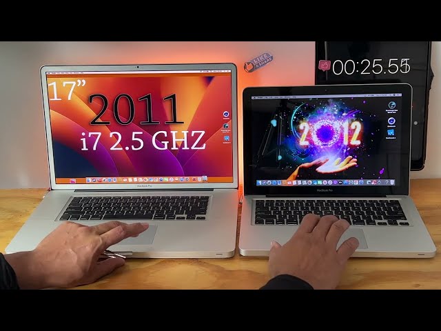 2012 Macbook pro 13" i5 vs 2011 Macbook Pro 17" i7 performance Comparison
