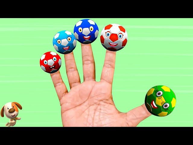 Football Finger Family + More Nursery Rhymes for Babies