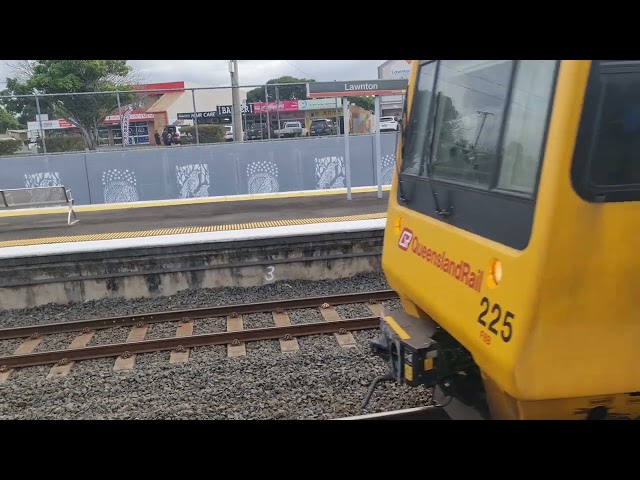 Train footage from stations in Brisbane, Queensland and Melbourne, Victoria