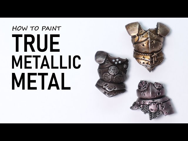 TMM - How to Paint 3 Types of TRUE Metallic Metal, FAST!