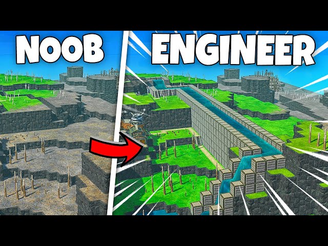 Engineering a HUGE AQUADUCT in Timberborn!