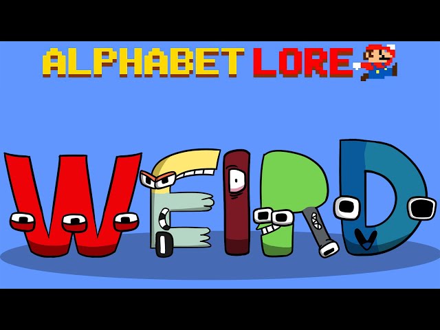 Alphabet Lore But Something is WEIRD (Part 169) l All Alphabet Lore Meme Animation - TD Rainbow