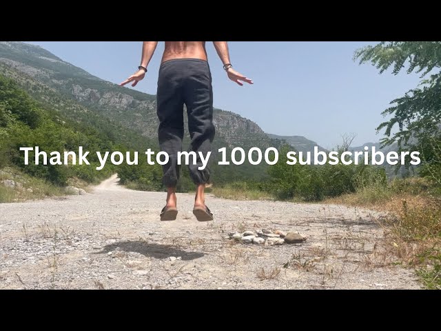 I levitated to say thank you to my 1000 subscribers🕴️🙏