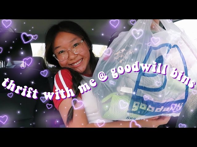 THRIFT WITH ME! At Goodwill Bins + Haul 2020