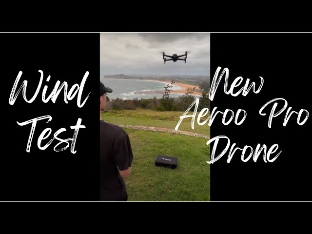 Wind Test with the new AEROO Pro Fishing Drone