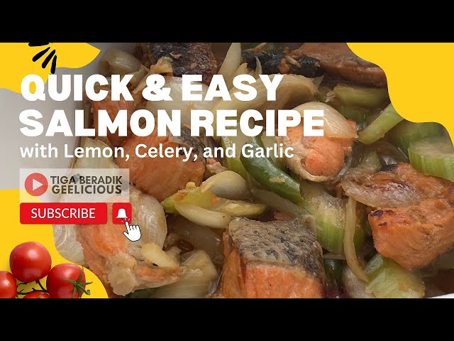 Quick & Easy Salmon Recipe | For a Healthy Boost! | Resepi Salmon Cepat & Mudah