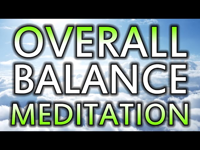 Overall Balance - 8min Meditation (Sound Healing Frequencies, Sine Waves)