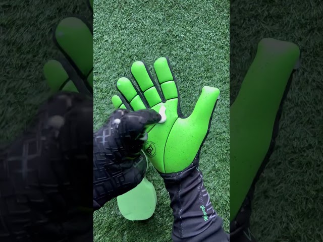 Do THIS to make your gloves last longer #shorts #asmr #goalkeeper