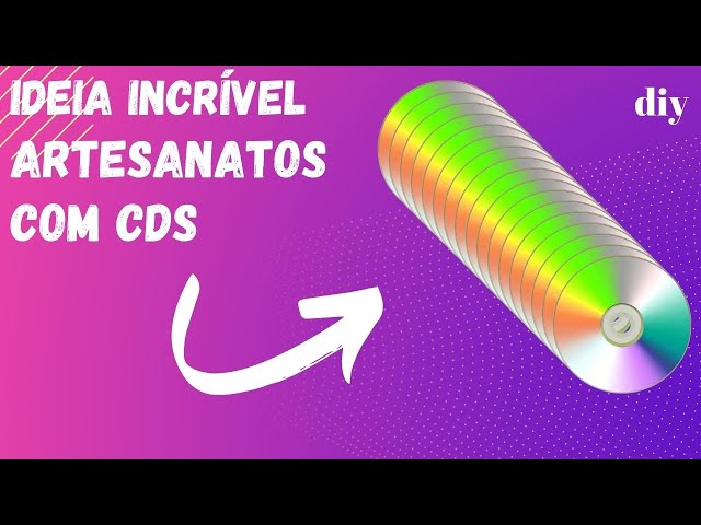 DIY 2 Amazing ideas with used cds Djanilda Ferreira