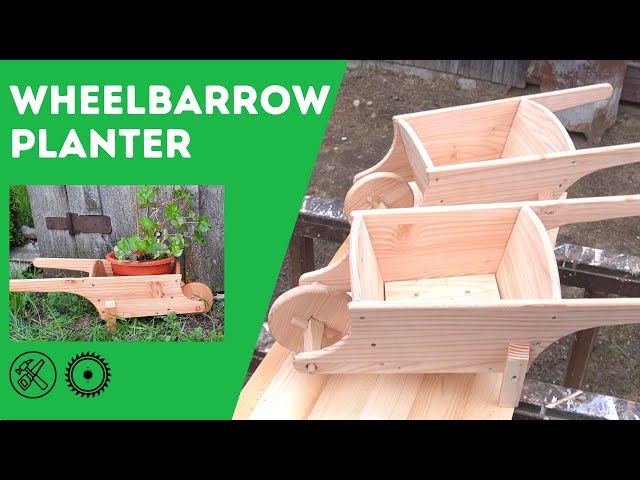 How to Build a Wheelbarrow Flower Planter
