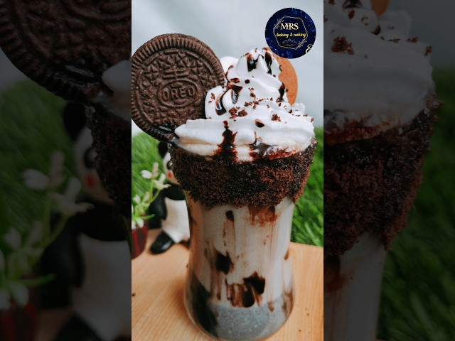 Yummy & chocolatey😋 Oreo shake recipe | #shorts #viral #chocolate