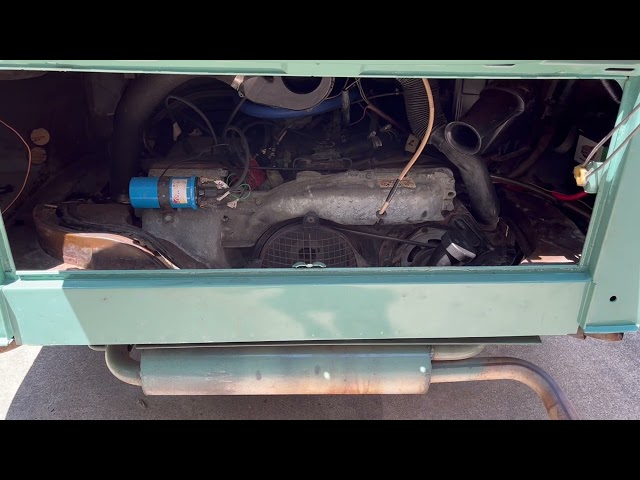 1978 VW First Start After 4 Years, and after Idling for 30 minutes