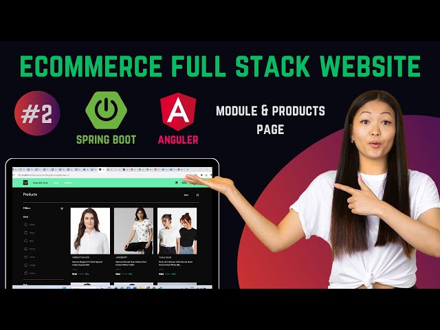 Angular E commerce Full Stack Website With Admin Panel & Spring Boot | Create Module & Product page