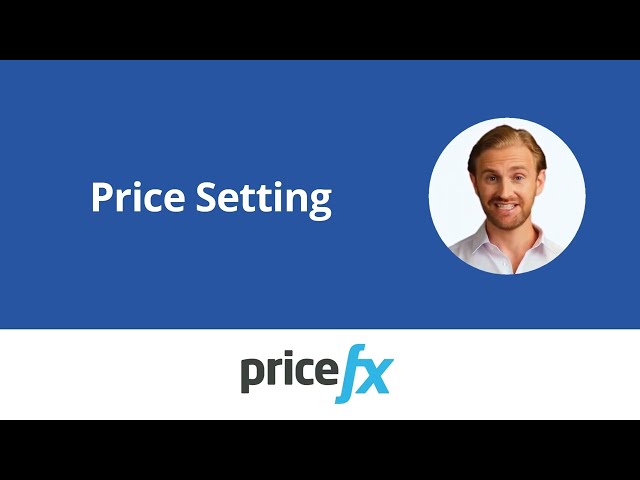 Pricefx's Price Setting capability explained