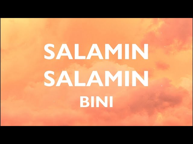 Salamin Salamin - BINI (Lyrics) | "Salamin, salamin sa dingding"