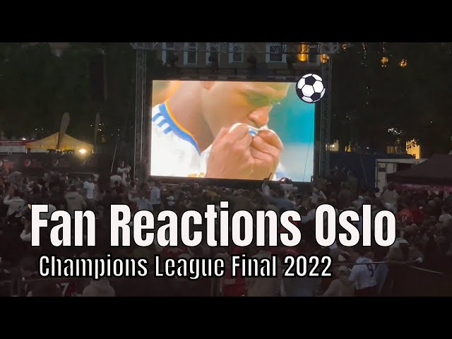 Champions League Final 2022 ⚽️ Real Madrid-Liverpool | Fan Reactions Oslo 🇳🇴