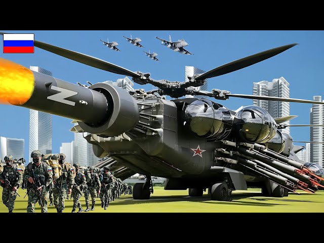 Today! Russia's deadliest armed helicopter destroys NATO military base in Ukraine - ARMA 3