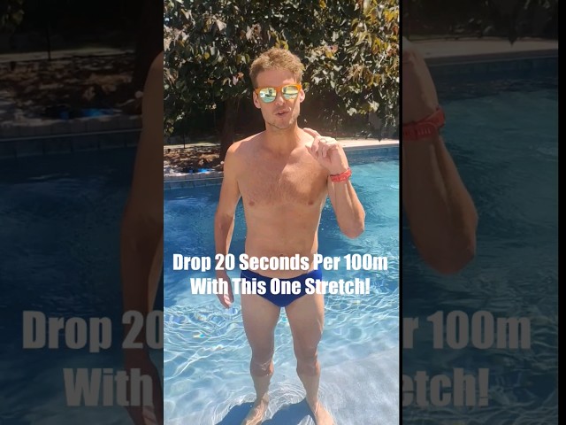Drop 20 Seconds Per 100m In Freestyle! #swimming #stretch #swimtechnique #ironman #triathlon #viral