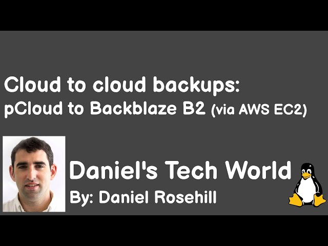 How to: Backup pCloud Cloud-to-Cloud (To B2)