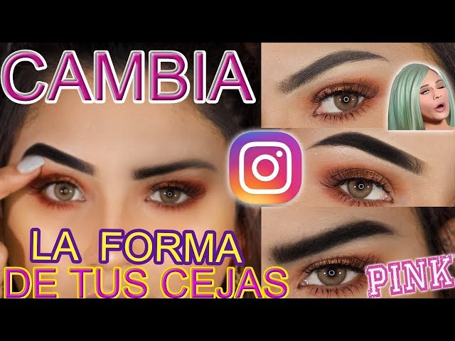TUTORIAL HOW TO GIVE DIFFERENT FORMS TO YOUR EYEBROWS step by step EASY - roccibella