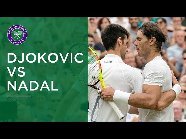 Novak Djokovic vs Rafael Nadal | All the Winners from their Wimbledon 2018 Semi-Final