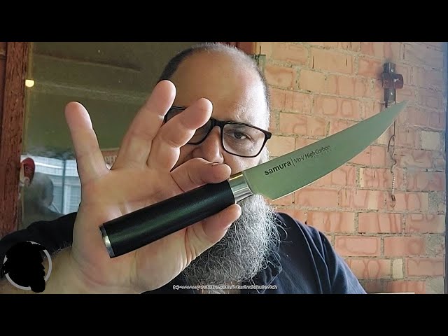 Обзор отличного ножа по мясу - Нож Мясника SAMURA MO-V SM-0064