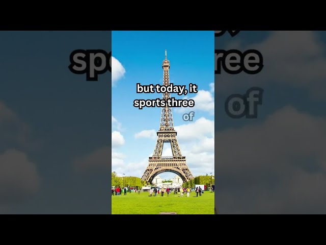 Facts that you didn't know about Eiffel tower #shorts