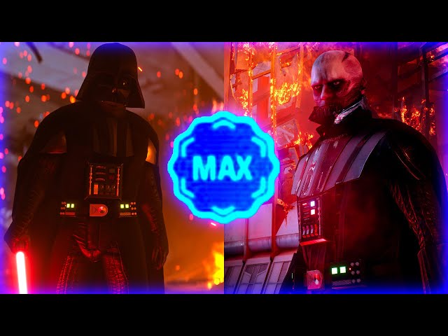 MAX Level Darth Vader Remastered | Best Moments | Battlefront 2