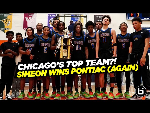 Chicago Simeon Faces Toughest Test! Pontiac Championship Game vs Benet Academy! Jalen Griffith MVP!