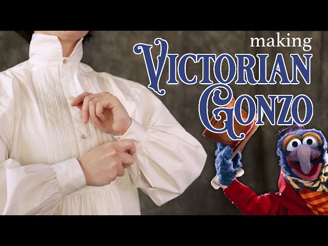 Making a historically accurate Gonzo Cosplay from Muppets Christmas Carol: the Victorian Shirt