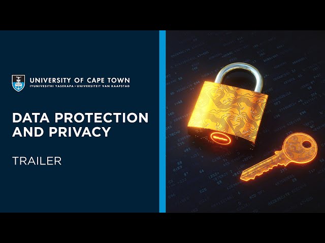 UCT Data Protection and Privacy Online Short Course | Trailer