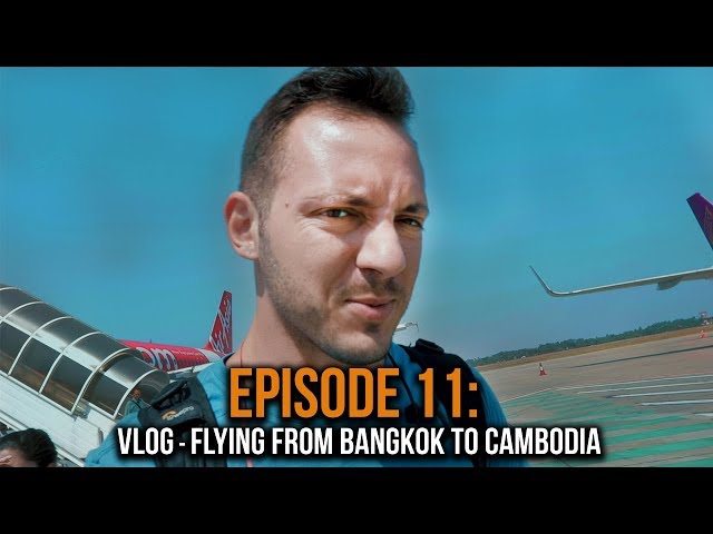 Travel Vlog | Flying Bangkok to Siem Reap, Cambodia | Thailand Visa Run Extension