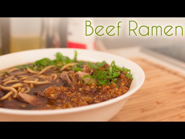 Simple Japanese Beef Ramen