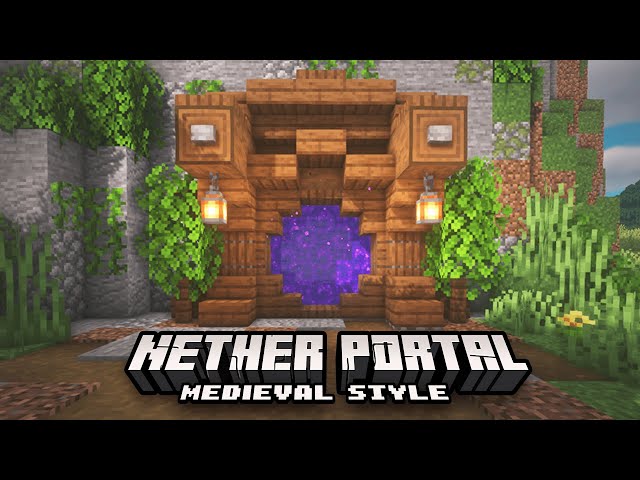 How to build a Nether Portal in Minecraft 1.17 | Nether Portal Design