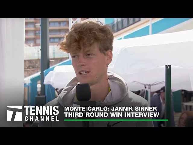 Jannik Sinner on his epic comeback win | 2023 Monte Carlo Third Round